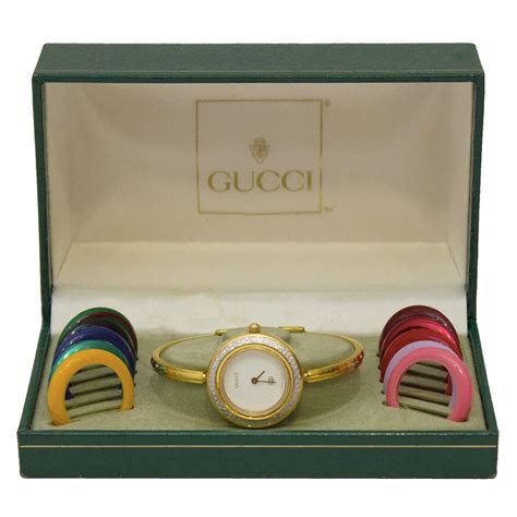 gucci watch interchangeable rings|gucci watch with changeable bezels.